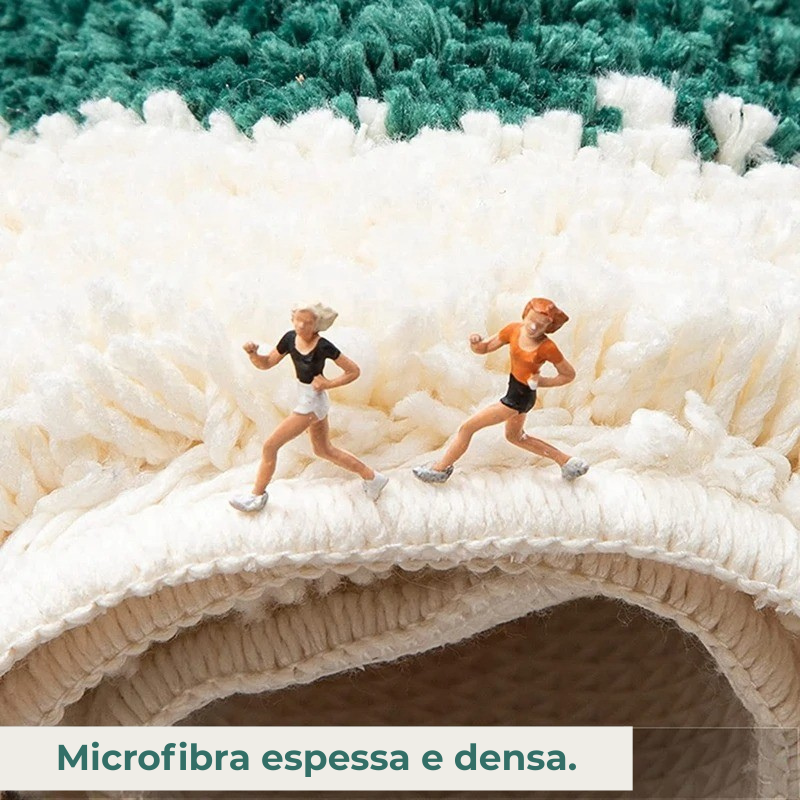 GreenLeaf Soft – Tapete Antiderrapante em Microfibra