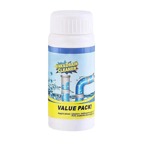 ClearDrain™ – Pó Desentupidor com Ação Espumante