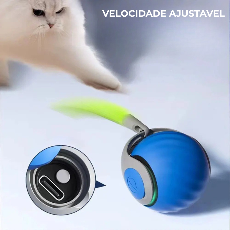 CatMotion™ – Bola Interativa Automática com Cauda Substituível