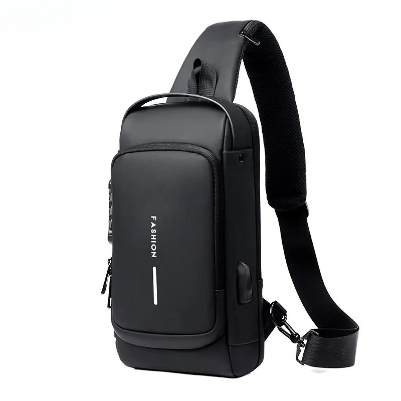 FlexGuard™ – Bolsa Masculina Antifurto com Entrada USB Integrada