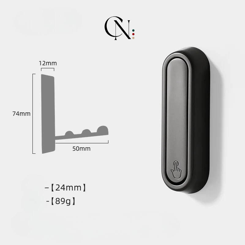Gancho de Parede Dobrável em Aço Inoxidável