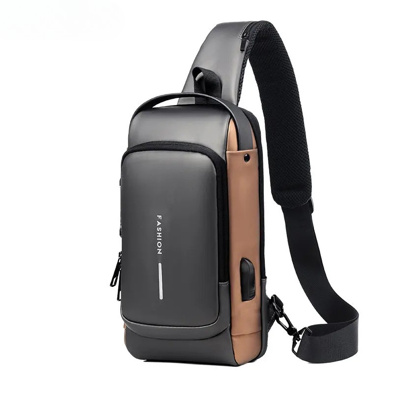 FlexGuard™ – Bolsa Masculina Antifurto com Entrada USB Integrada