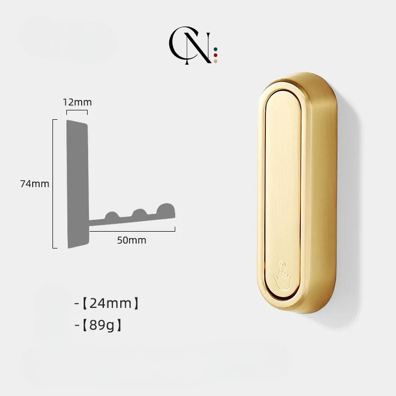 Gancho de Parede Dobrável em Aço Inoxidável