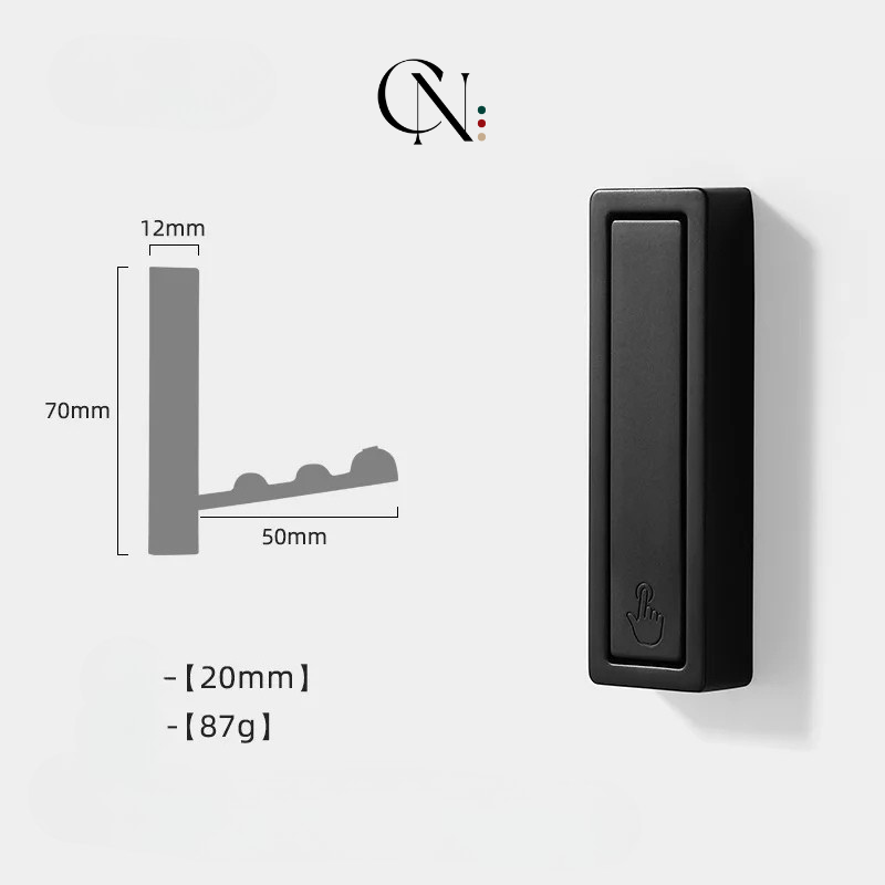 Gancho de Parede Dobrável em Aço Inoxidável