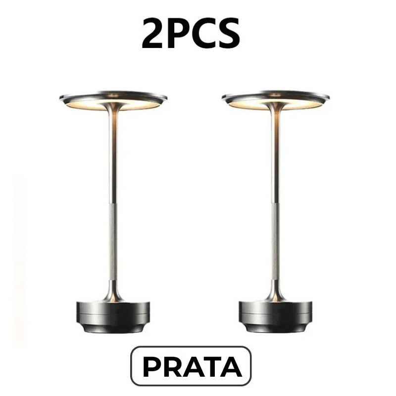 Luminária de Mesa LED com Toque e Dimerização