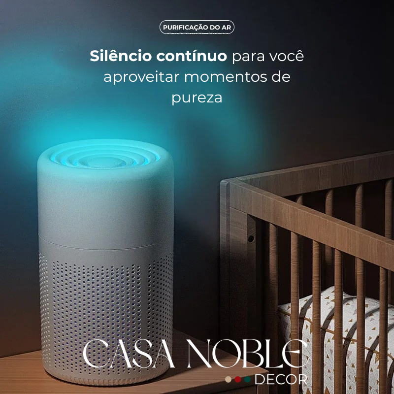 VivaAir™ – Purificador de Ar com Filtro HEPA e Aromaterapia