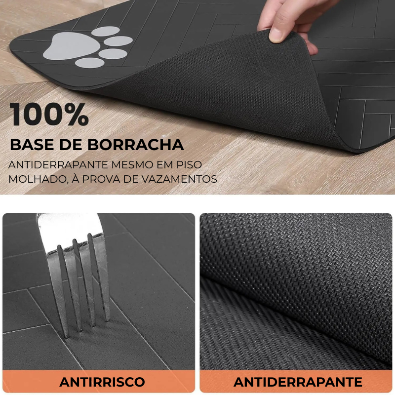 Tapete Absorvente Impermeável para Tigela de Pet