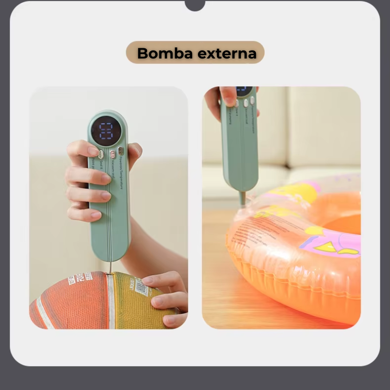 Hermetia – Seladora a Vácuo Portátil USB Recarregável com Função 3 em 1