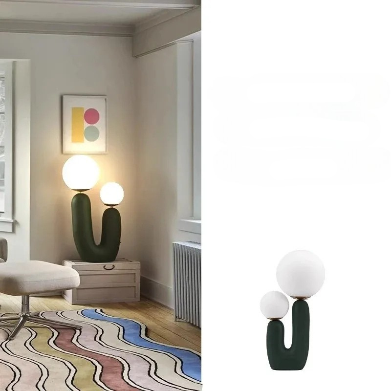 Nordic Duo – Luminária de Mesa Nórdica para Quarto e Sala