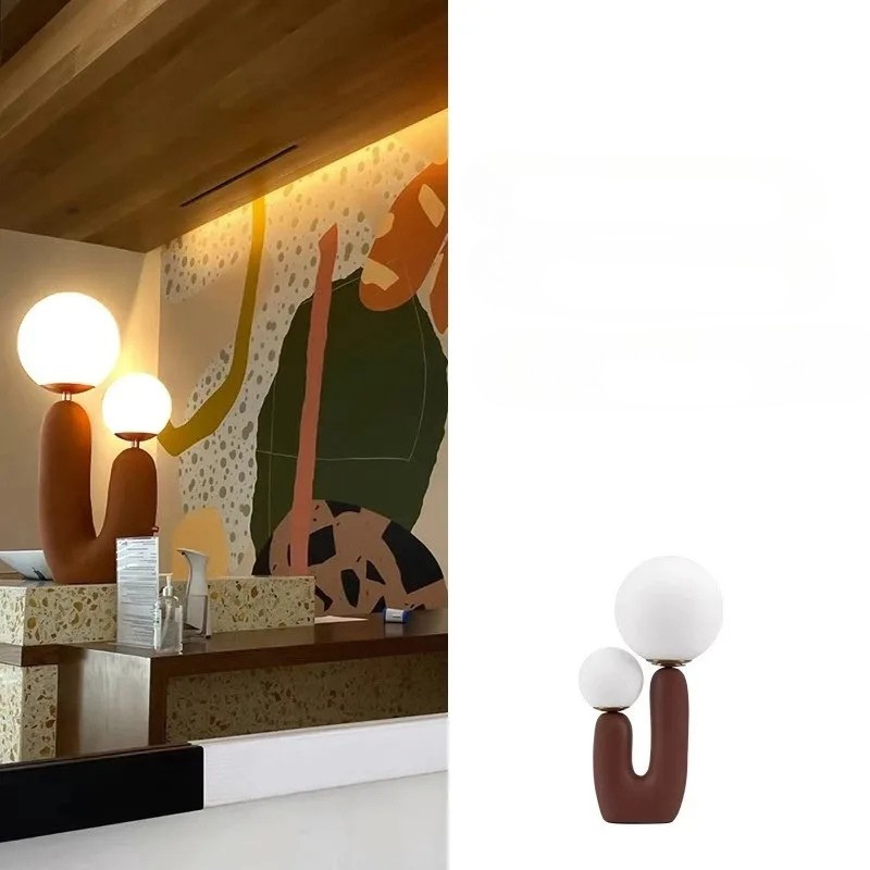 Nordic Duo – Luminária de Mesa Nórdica para Quarto e Sala