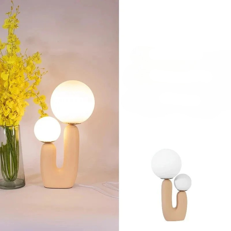 Nordic Duo – Luminária de Mesa Nórdica para Quarto e Sala