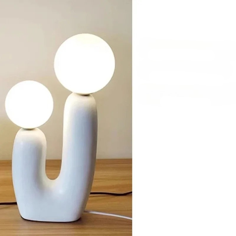 Nordic Duo – Luminária de Mesa Nórdica para Quarto e Sala