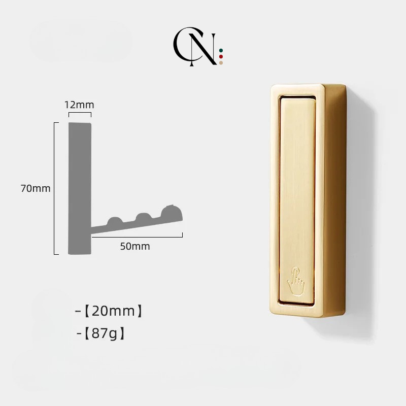 Gancho de Parede Dobrável em Aço Inoxidável