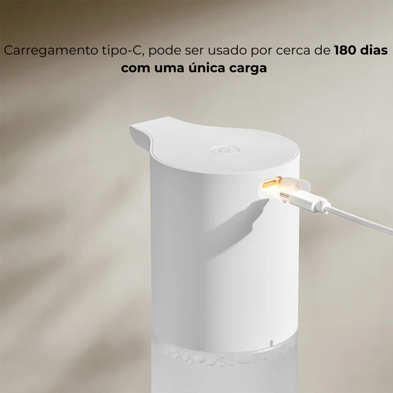 Toque Clean – Dispenser Automático de Sabão em Espuma