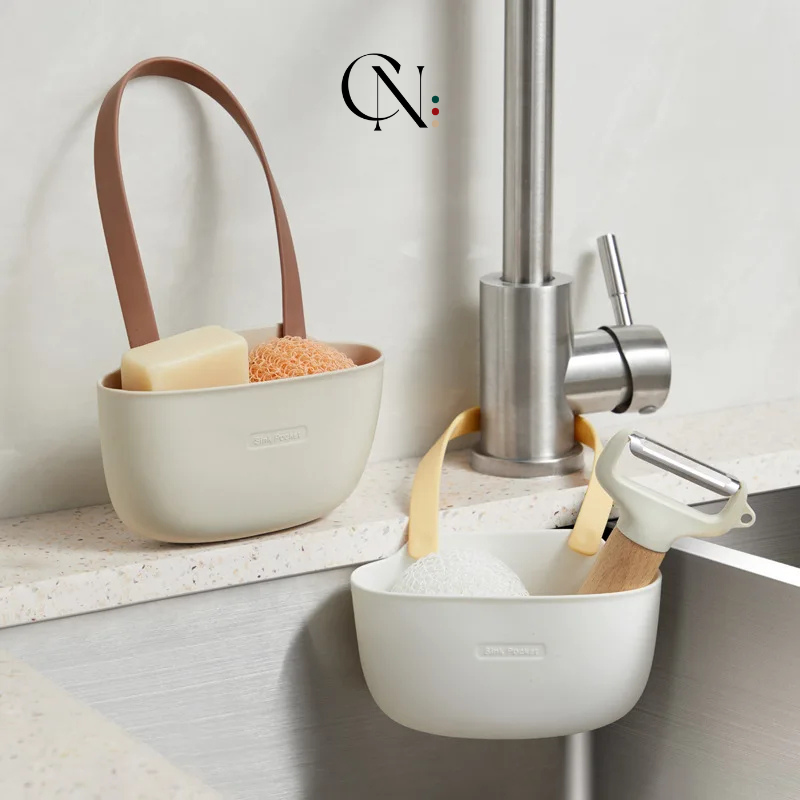 Suporte Organizador para Pia – Cesto de Drenagem para Esponjas