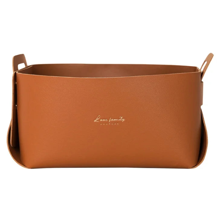 Bolsa Organizadora de Mesa em Couro PU