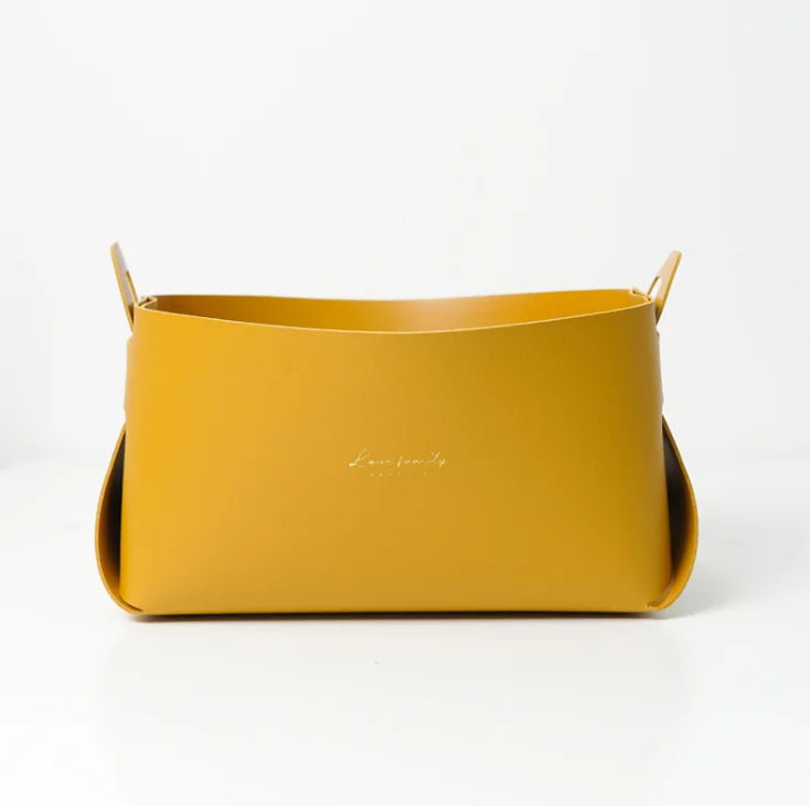 Bolsa Organizadora de Mesa em Couro PU