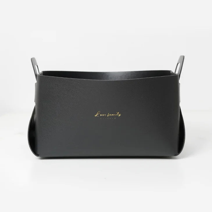 Bolsa Organizadora de Mesa em Couro PU