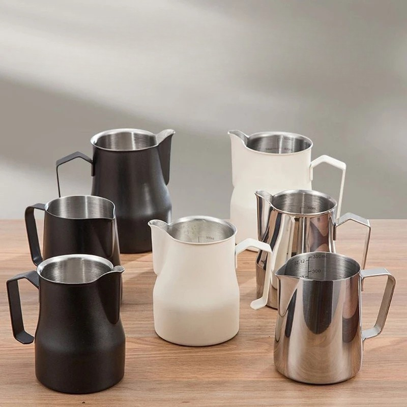 Jarra de Aço Inox para Espumar Leite Profissional