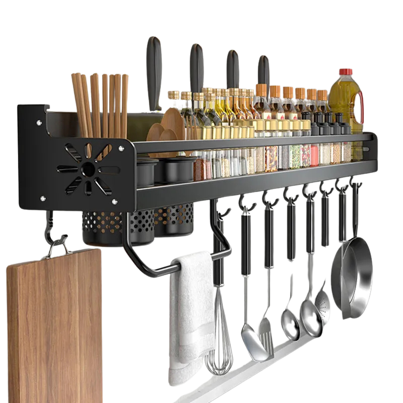 Prateleira Organizadora de Cozinha de Parede