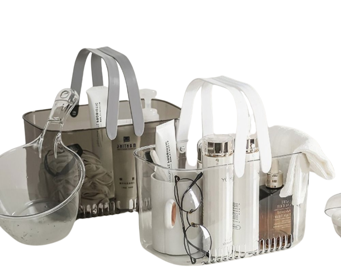 Cesta Organizadora para Banheiro com Fundo Vazado