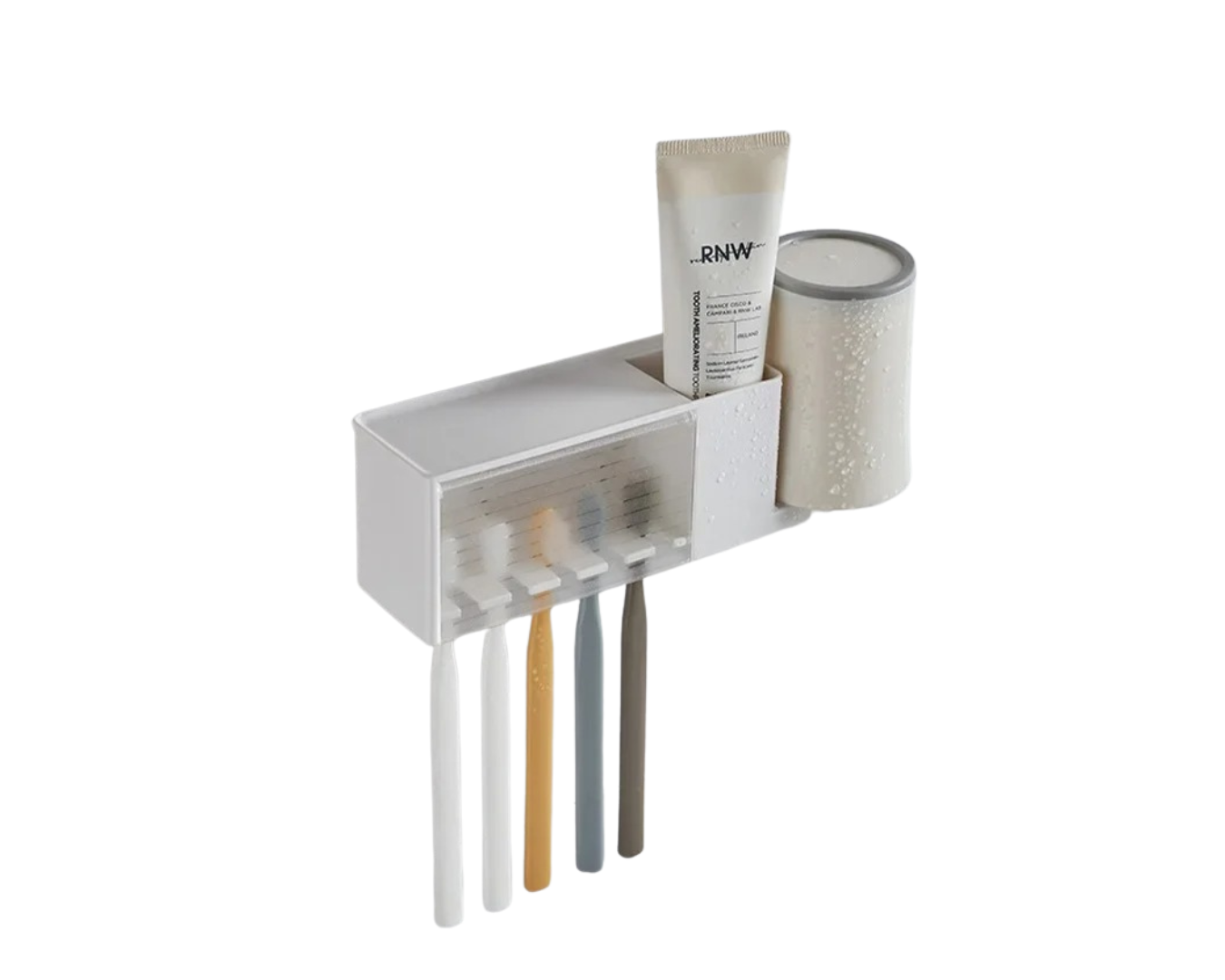 Suporte de Escovas e Creme Dental com Ventosa