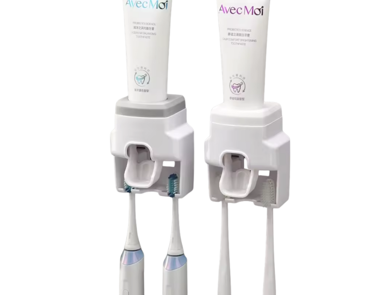 Dispenser de Pasta de Dente Automático de Parede