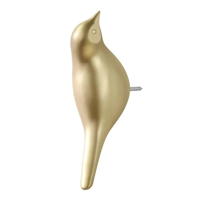 Gancho Birdy Hook de Parede Decorativo em Formato de Pássaro