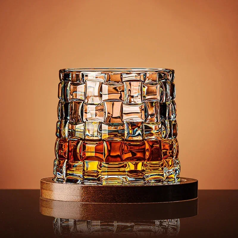 Orbisu – Copo de Cristal Rotativo para Whisky