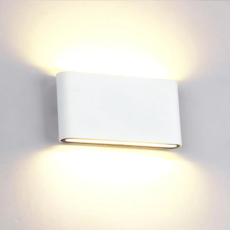 Arandela de Parede Nórdica em Alumínio – Iluminação Up; Down