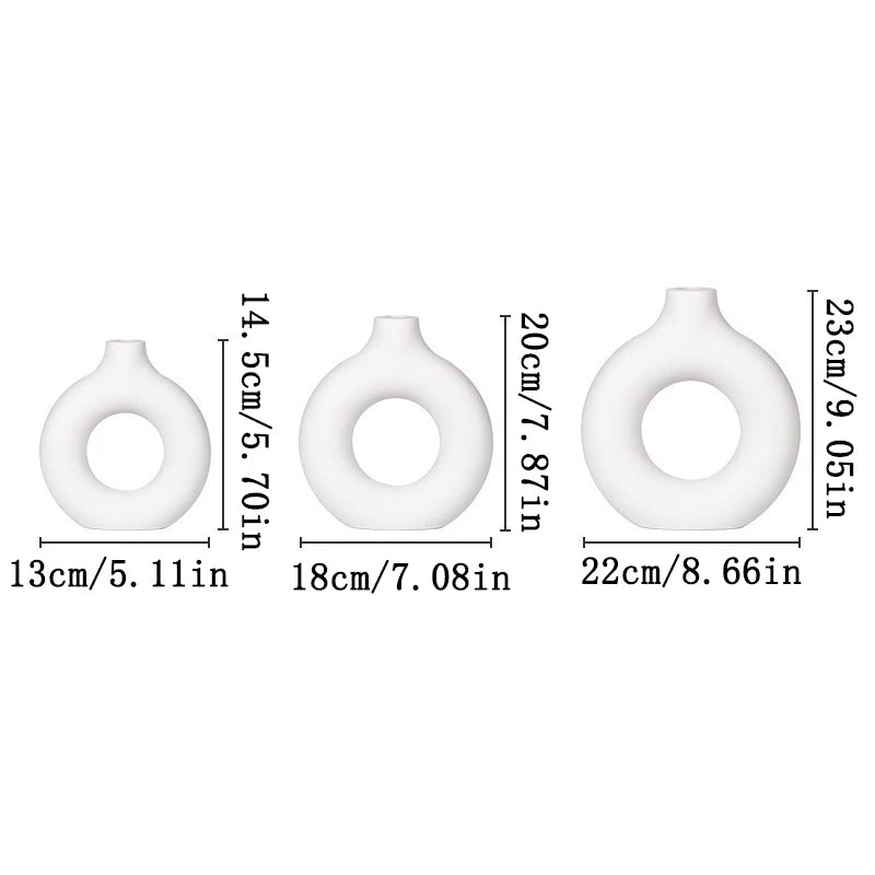 Floræn™ – Vaso Nórdico Minimalista para Arranjos Florais