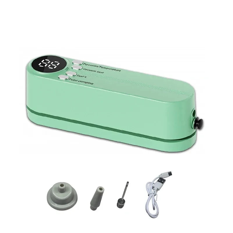 Hermetia – Seladora a Vácuo Portátil USB Recarregável com Função 3 em 1