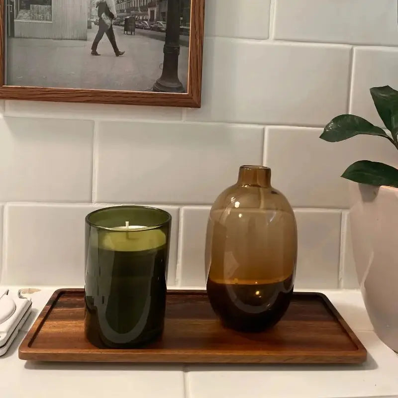 Bandeja de Madeira Retangular