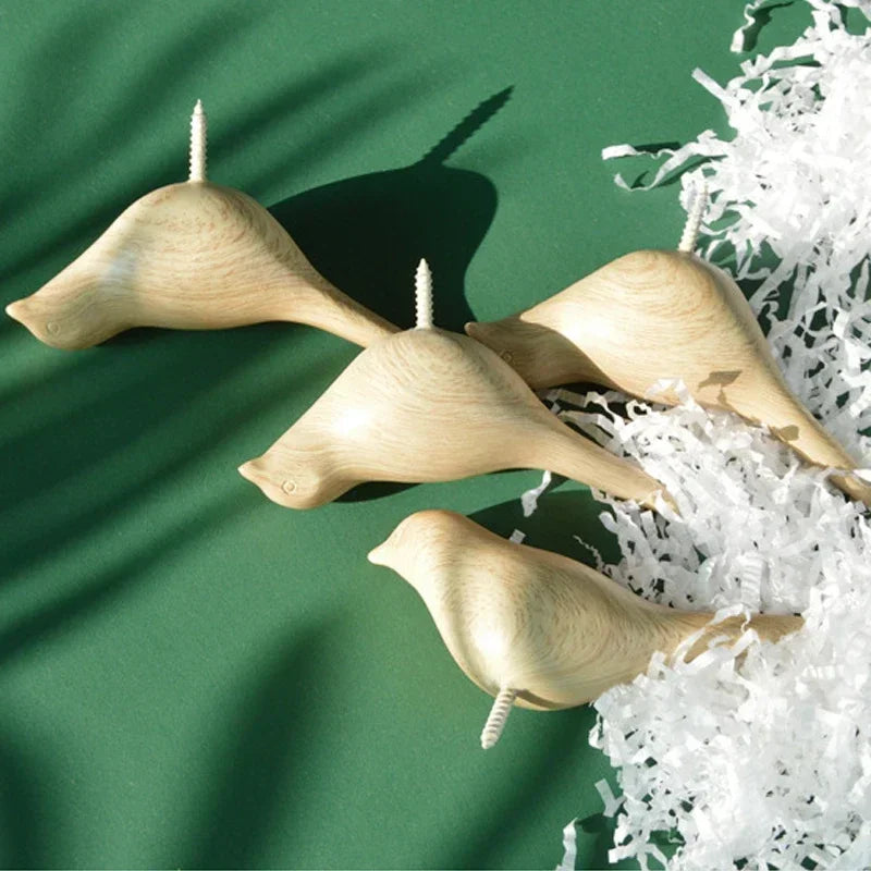 Gancho Birdy Hook de Parede Decorativo em Formato de Pássaro