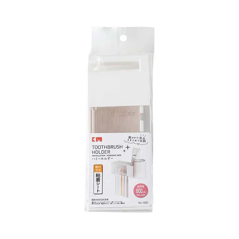 Suporte de Escovas e Creme Dental com Ventosa