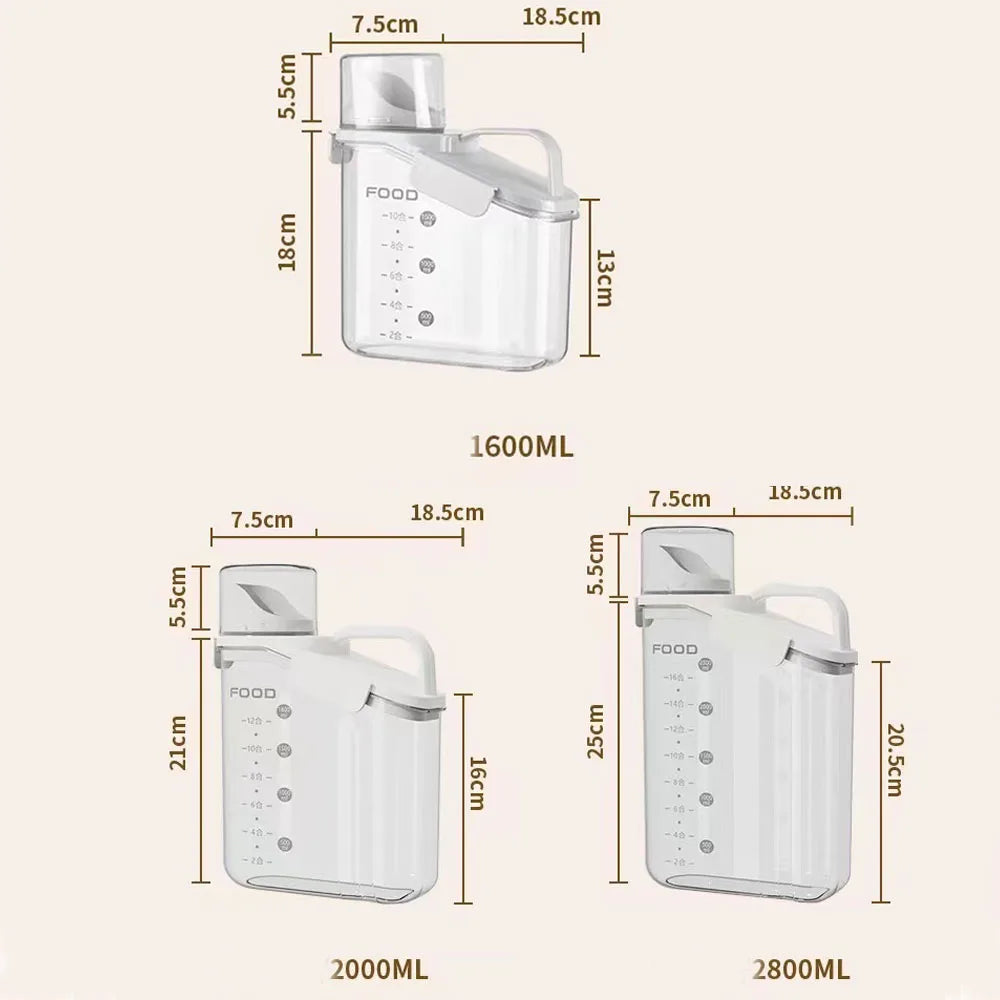 Pote Hermético para Arroz e Alimentos Secos