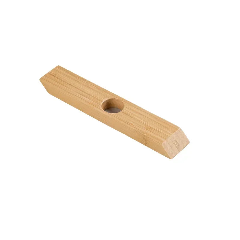 Suporte de Garrafa de Vinho em Madeira Bambu Decorativo