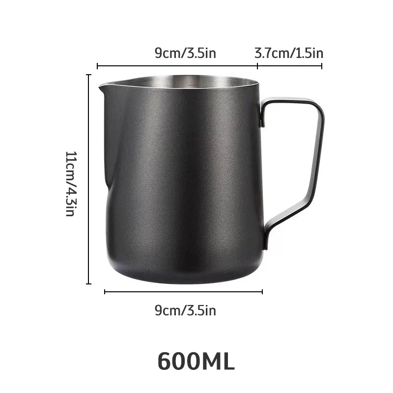 Jarra de Aço Inox para Espumar Leite Profissional
