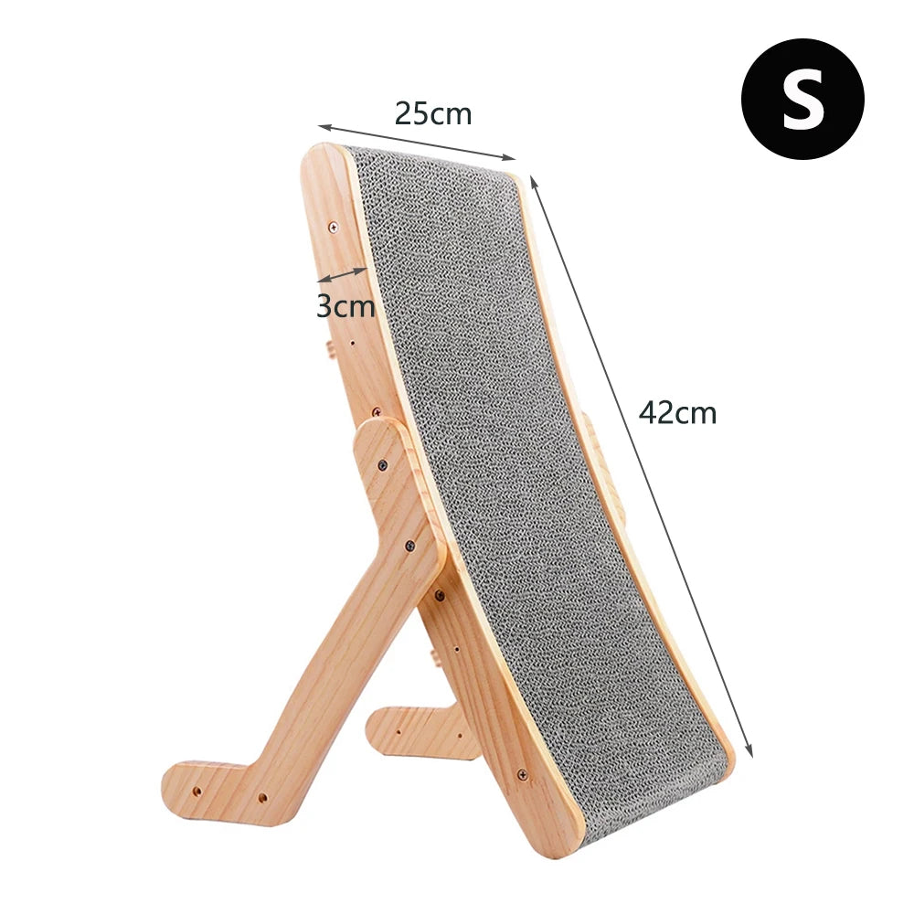 Moggie – Arranhador 3 em 1 com Cama, Quadro de Madeira e Placa Removível para Gatos