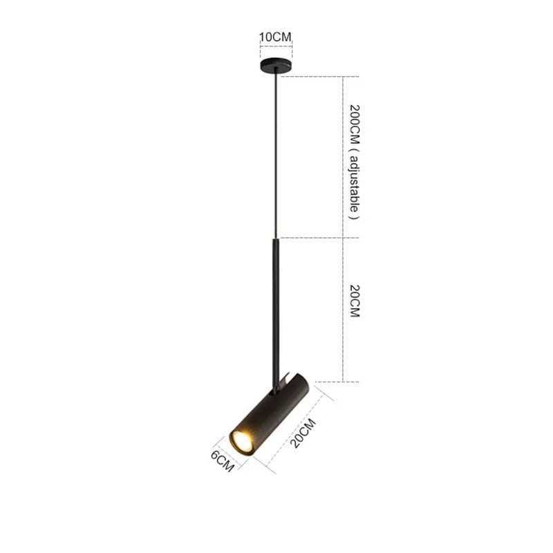 Lustre LED DUO Moderno para Quarto