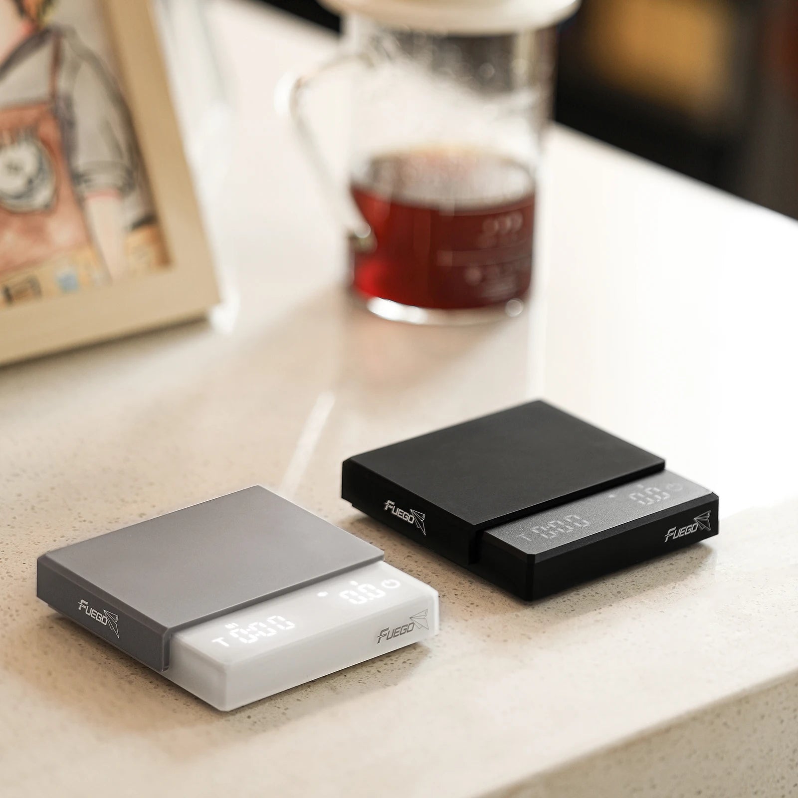 Balança Digital de Alta Precisão com Timer para Café e Espresso