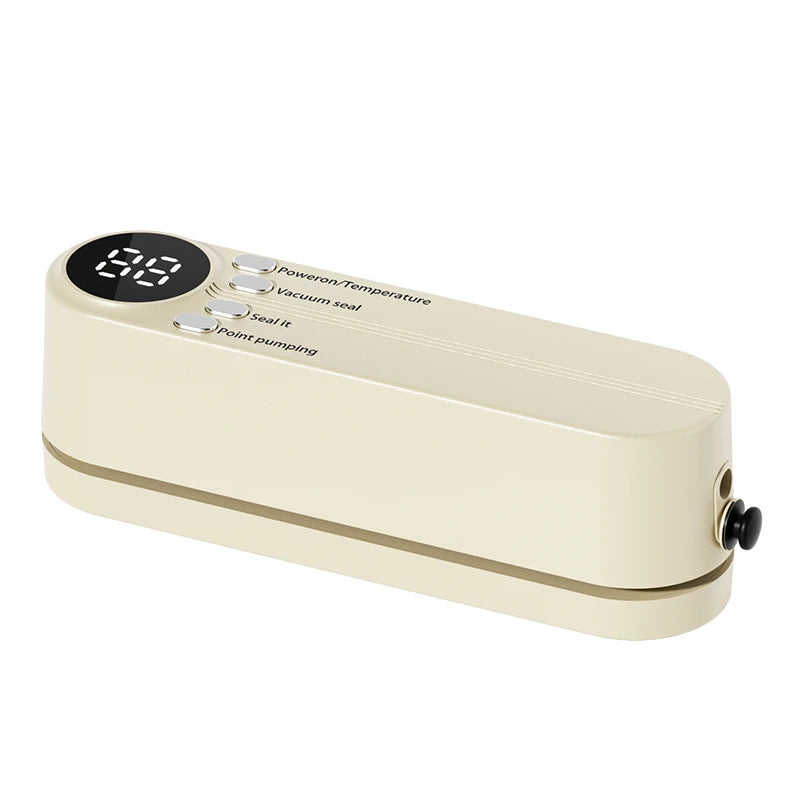 Hermetia – Seladora a Vácuo Portátil USB Recarregável com Função 3 em 1