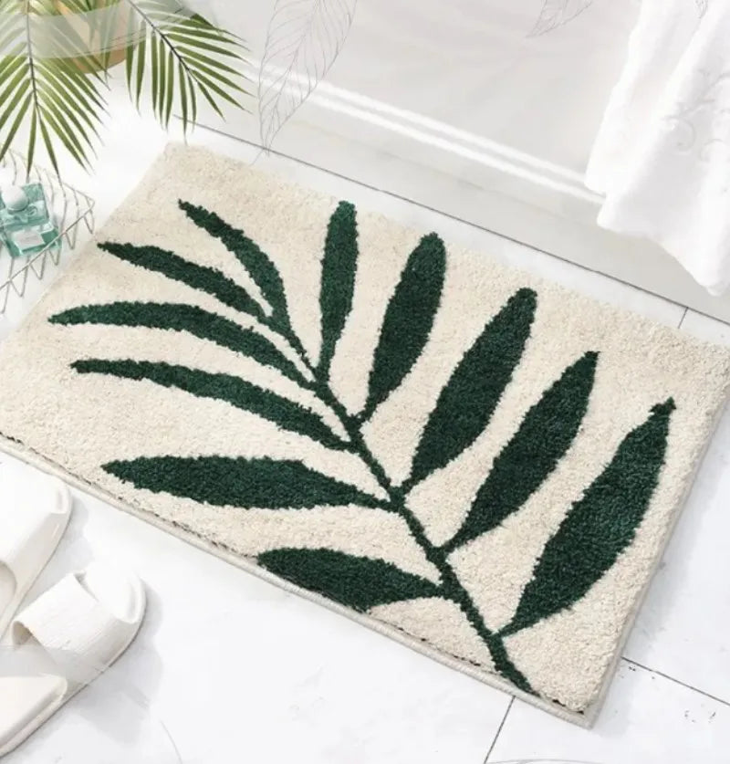 GreenLeaf Soft – Tapete Antiderrapante em Microfibra