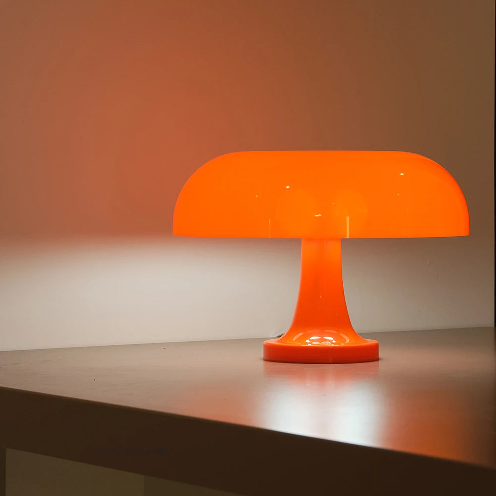 Luminária de Mesa Estilo Cogumelo