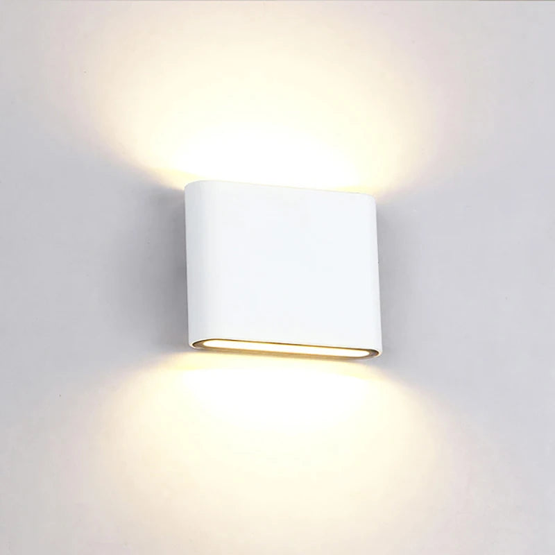 Arandela de Parede Nórdica em Alumínio – Iluminação Up; Down