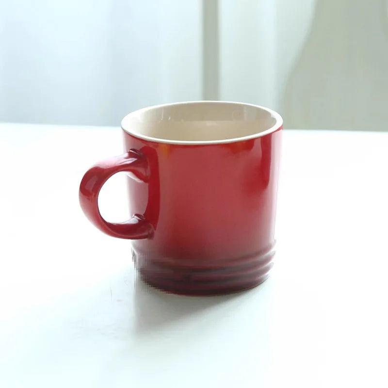 Caneca Macaron Glow – Caneca de Cerâmica Colorida 350ml com Degradê Estilo Macaron