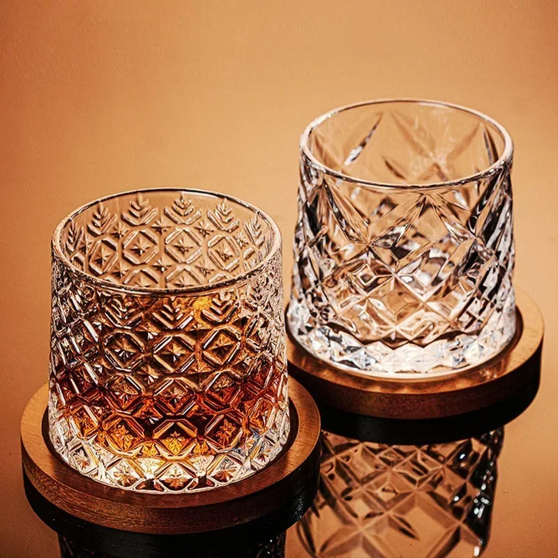 Orbisu – Copo de Cristal Rotativo para Whisky