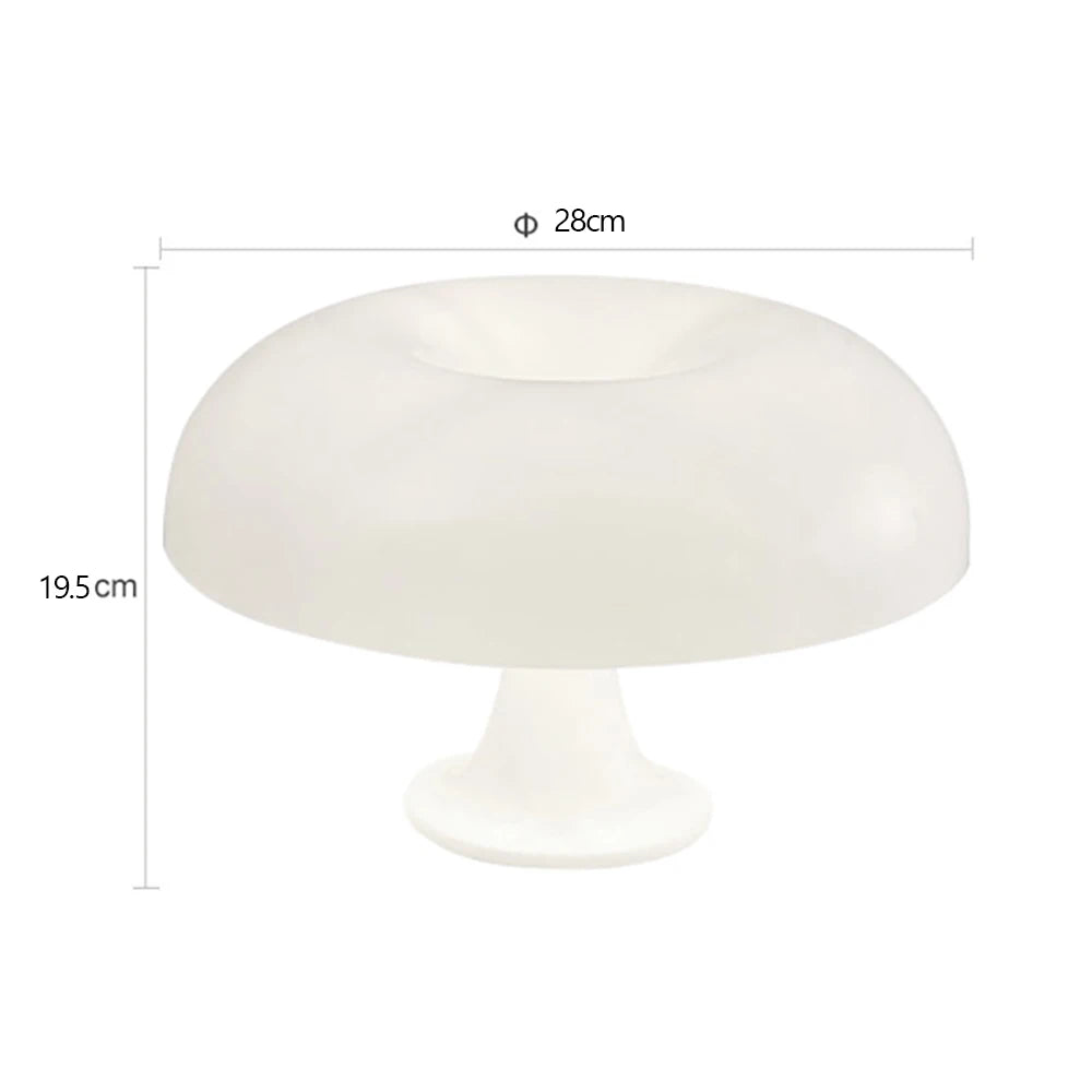 Luminária de Mesa Estilo Cogumelo