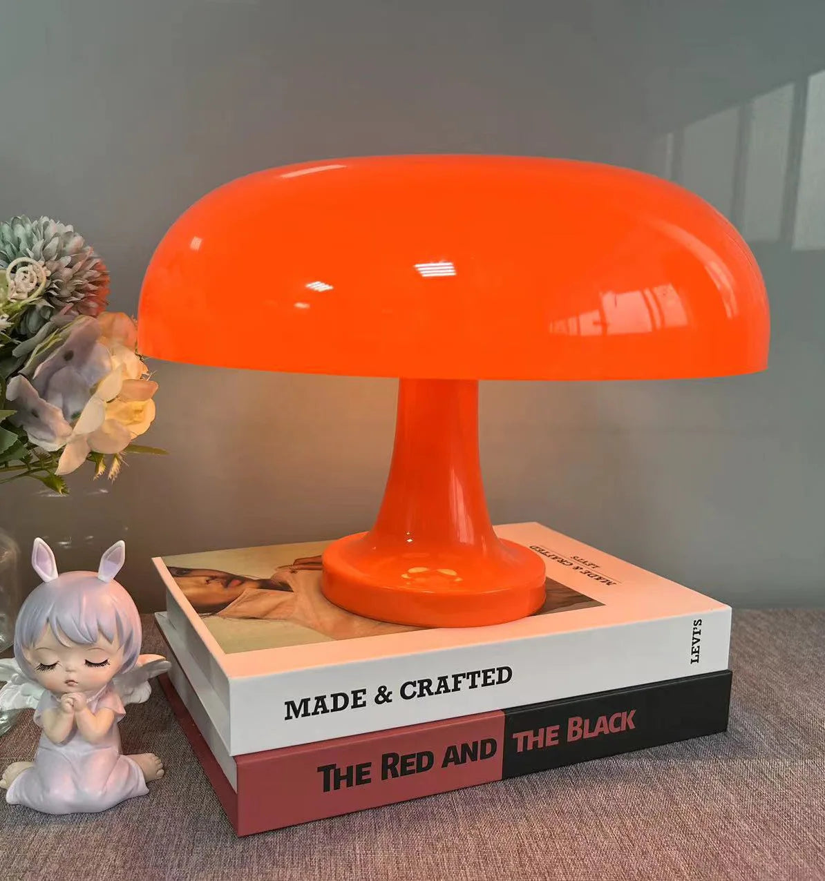 Luminária de Mesa Estilo Cogumelo