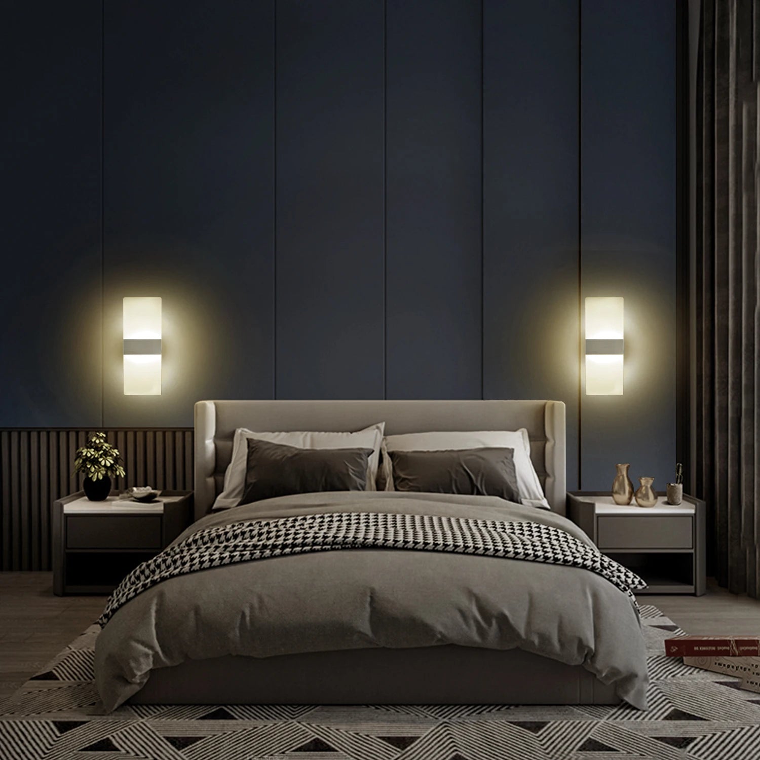 Arandela LED Minimalista Moderna Retangular